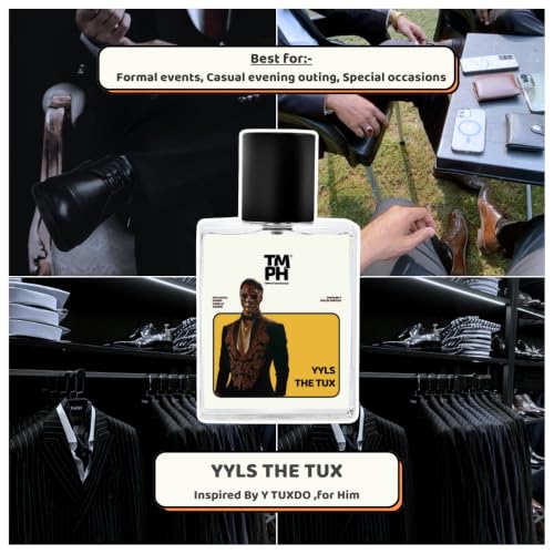 Image of TMPerfumehouseYyls the tux EDP for Men | Spicy, Woody & Long Lasting Perfume Spray | Patchouli, Amber & Vanilla Fragrance | Luxury Gift for Him | TMPH | 50ml