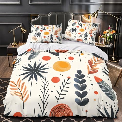 Housse de couette Tour Eiffel microfibre douce anti-glissement avec zip caché