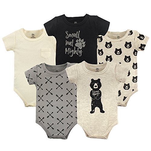 Image of Yoga Sprout Cotton Bodysuit, 5 Pack