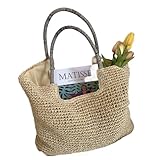 FAIT MAIN : Chaque sac à main en paille est unique, grâce à une technique artisanale traditionnelle. Ce savoir-faire artisanal apporte une touche particulière à votre look, loin des modèles industrialisés