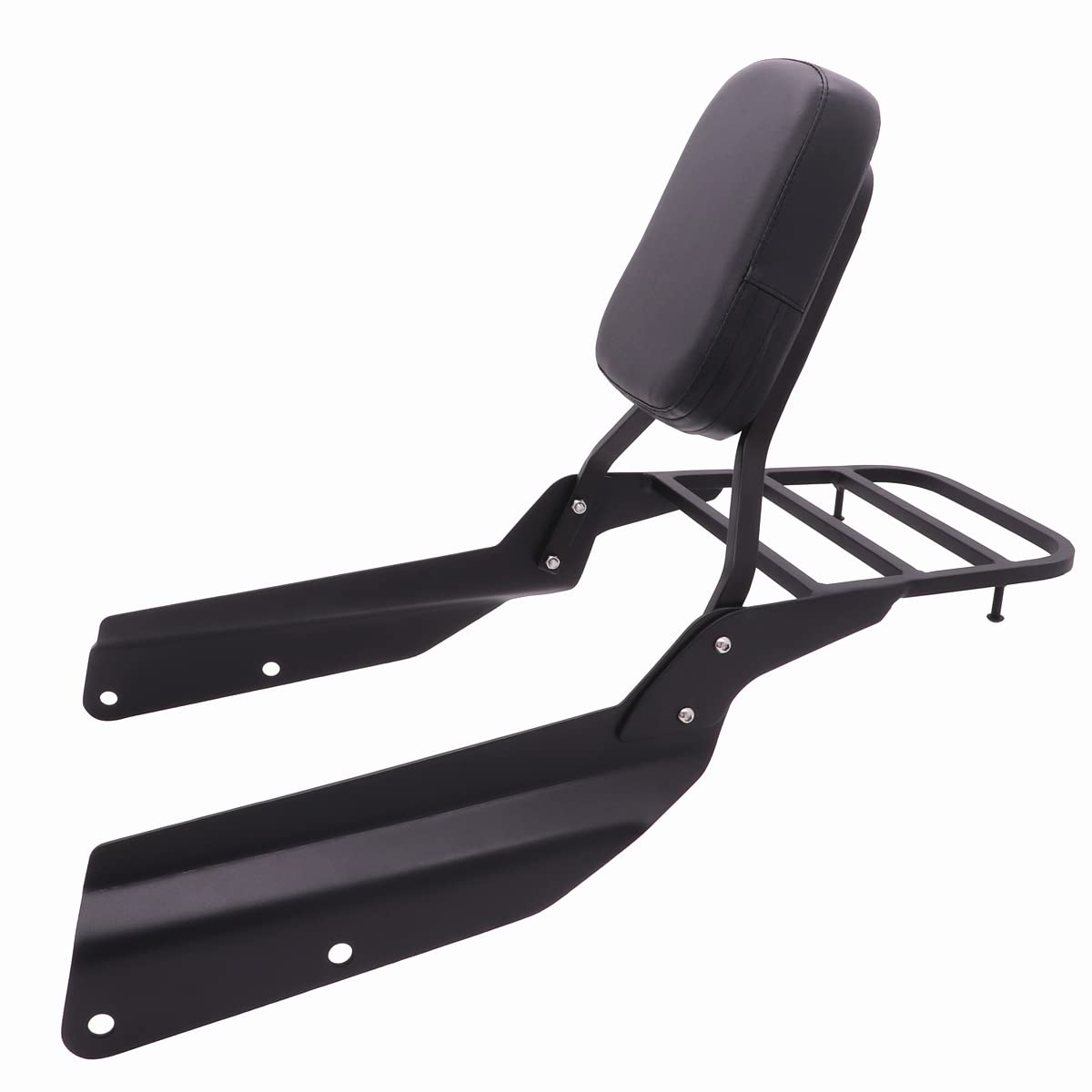 Sissy Bar passager avec porte-bagages arrière pour Honda VTX1300 VTX1800 N/R/S/T modèles 2002-2009 Noir