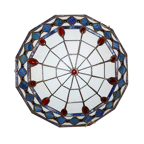 ACHNC Luz de Techo Estilo Tiffany Retro,Plafon