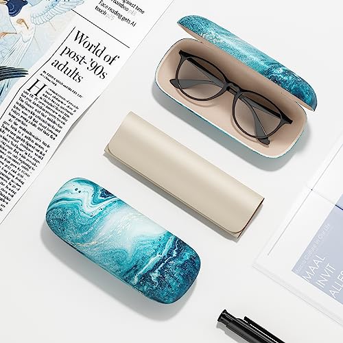 Image of Eyeglasses Case, Hard Shell Protective Case for Glasses, Unisex for Women Men