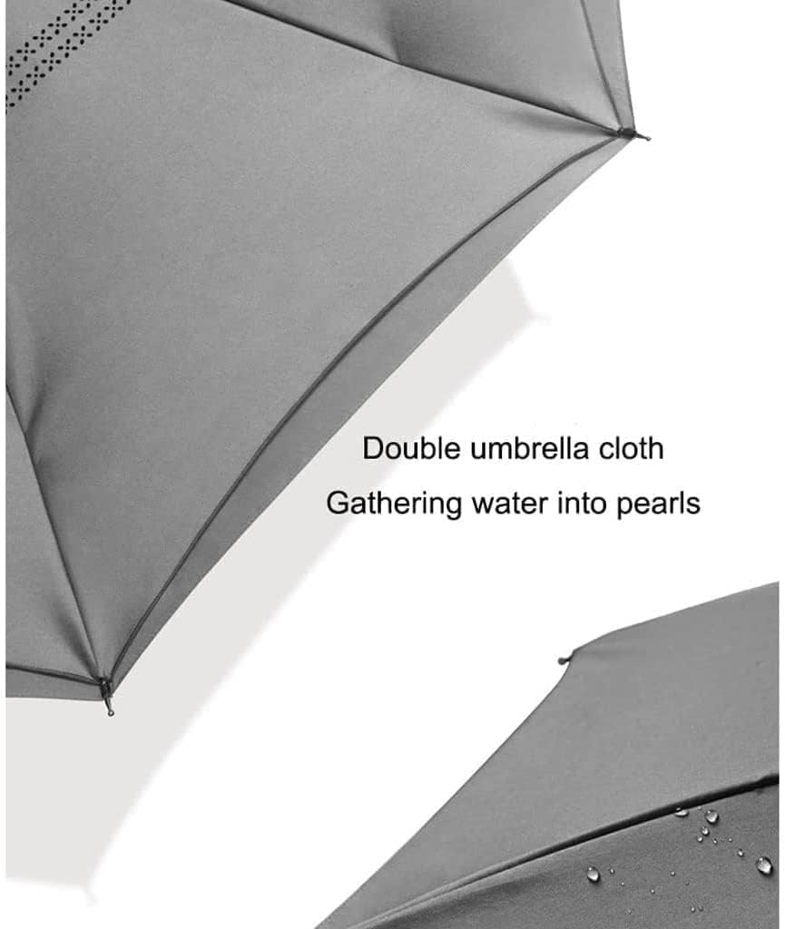 Umbrella Umbrellas Large Golf Umbrella Auto Open Reverse Umbrella Inverted Stick Umbrella Double Canopy Vented Cane Umbrella Rain Umbrella
