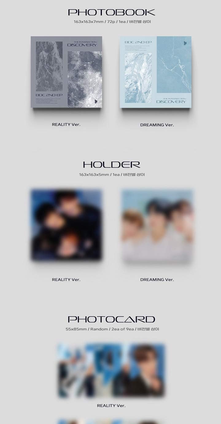 BDC The Intersection : Discovery 2nd EP アルバム ドリーミングバージョン CD+72p フォ