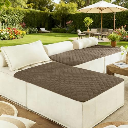 Image of gogobunny 100% Double Sided Waterproof Dog Blanket Soft Pet Bed Cover Reversible Protect Furniture Couch Sofa Car for Puppy Cat Kids (Dark Walnut /Light Walnut, 40x50 Inch (Pack of 1))