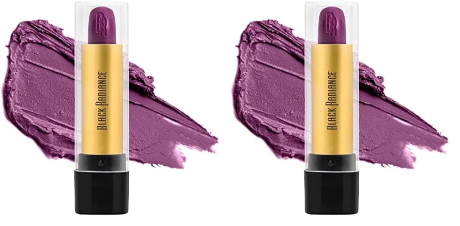 Black Radiance Perfect Tone - Lápiz labial color ciruela, orquídea ciruela, 0.13 onzas (paquete de 2)