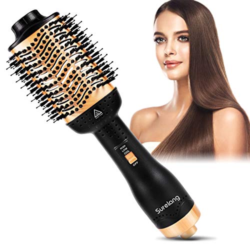Hot Air Brush, Hair Dryer Brush, One-Step Hair Dryer & Volumizer, 5 in