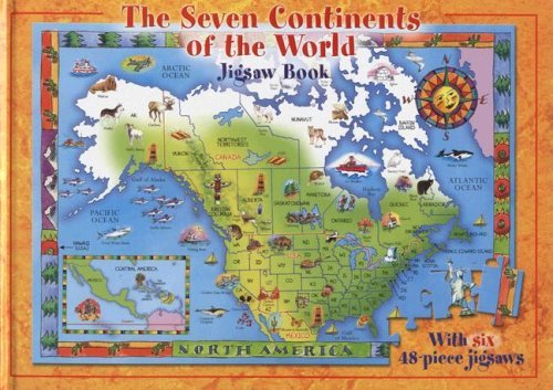 Seven Continents of the World: Jigsaw Book