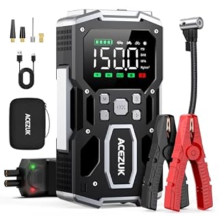 ACEZUK booster batterie 12 V 9000 A avec compresseur d’air