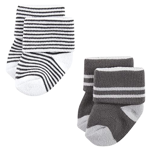Image of Hudson Baby Baby 8-pack Cotton Rich Newborn and Terry Socks