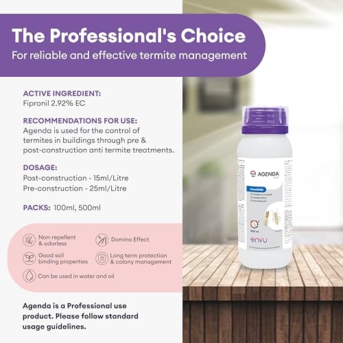 AGENDA For Termite Control (Pre&Post-Construction)-500 Ml|Fast&Long Lasting Action|Mix Only With Water|Domino Effect Resulting In Colony Elimination,Pack Of 1,Liquid - Image 6