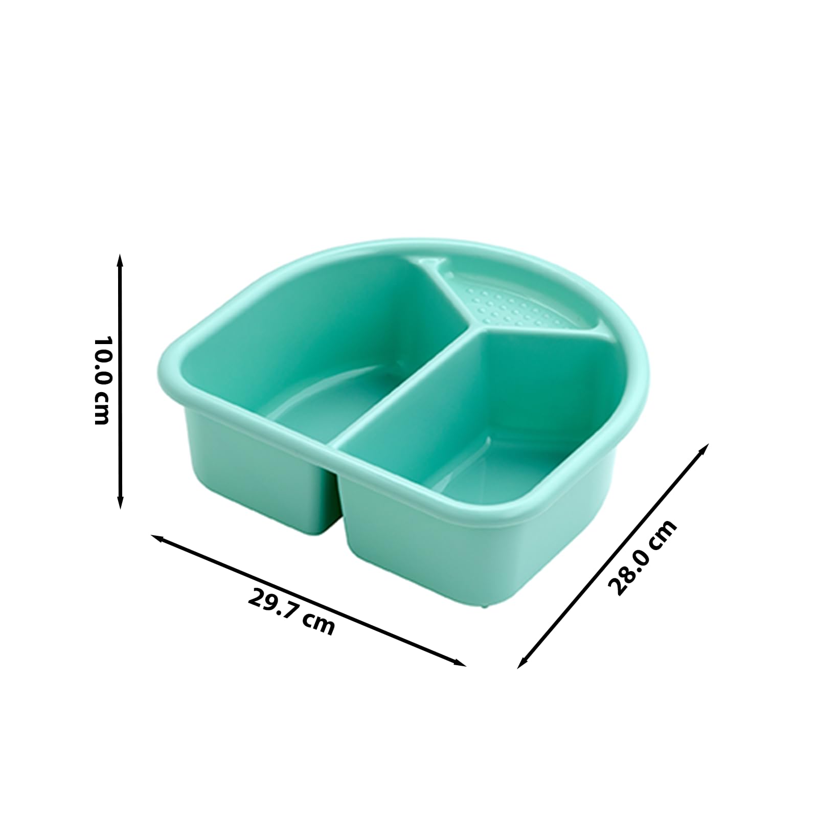 Rotho Babydesign wash Bowl wash Basin Top Recycled (Plastic) Green, grün - Image 2