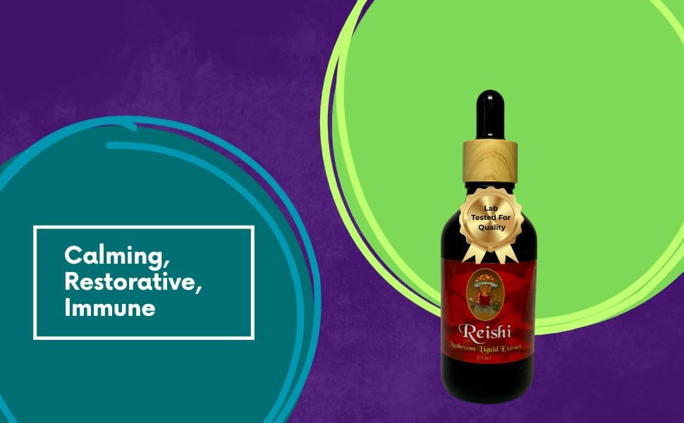 Reishi Mushroom Extract Tincture, 2oz (60ml-Vegan-Non-GMO-Boost and Regulate The Immune System-Third Party Tested- Supplement - Image 2