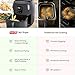 Dash Digital Tasti-Crisp™ Air Fryer - Compact Electric Digital Fryer With Auto Shut-Off Feature - Ideal for Small Spaces - AirCrisp® Technology - 2.6 Quarts - Cool Grey