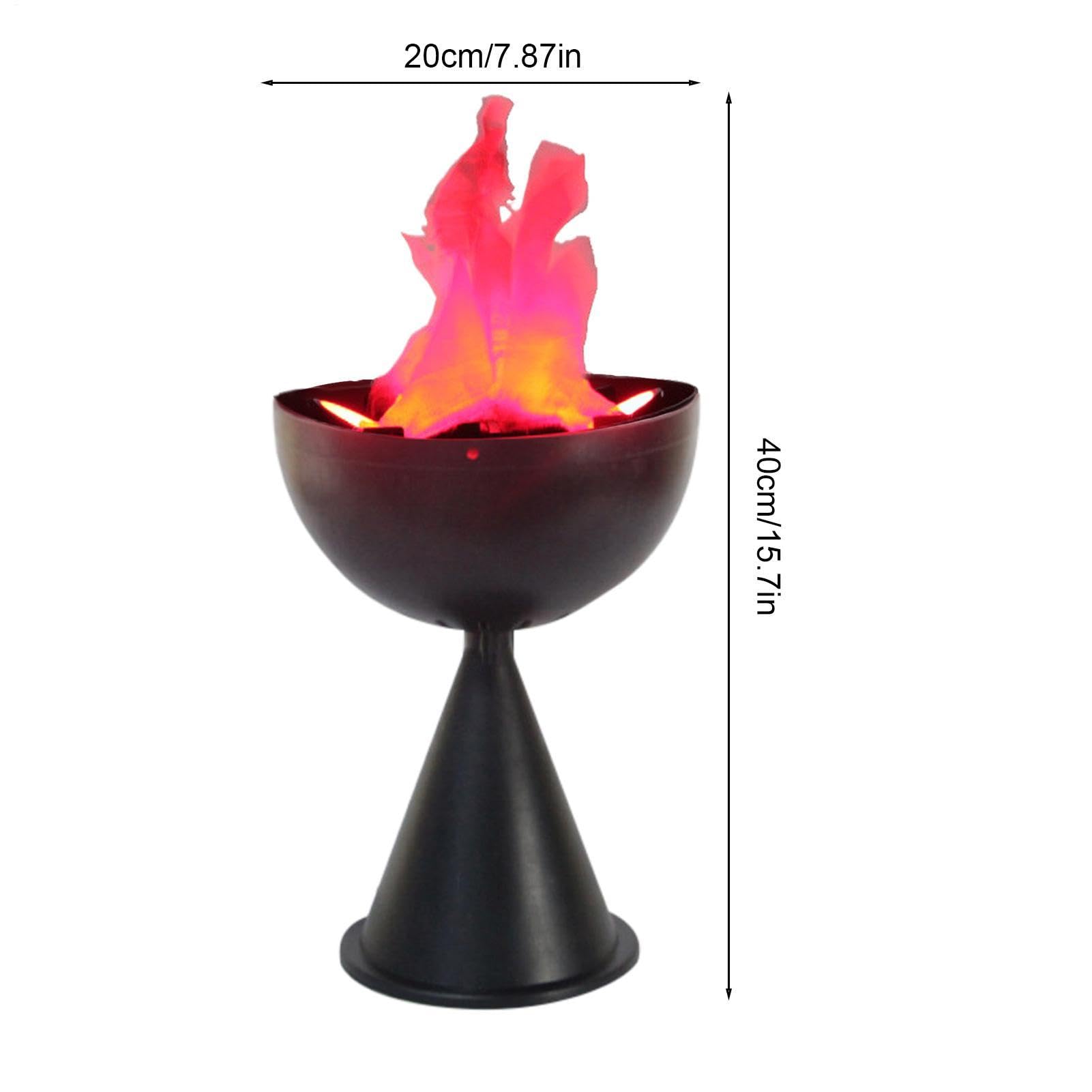 Finto Falò Decorazione Festa Fiamma Finta Tremolante | Lampada Notturna a LED con Fiamme Finte per Halloween per Interni Esterni Giardino Cortile Balcone Casa Casa Stregata