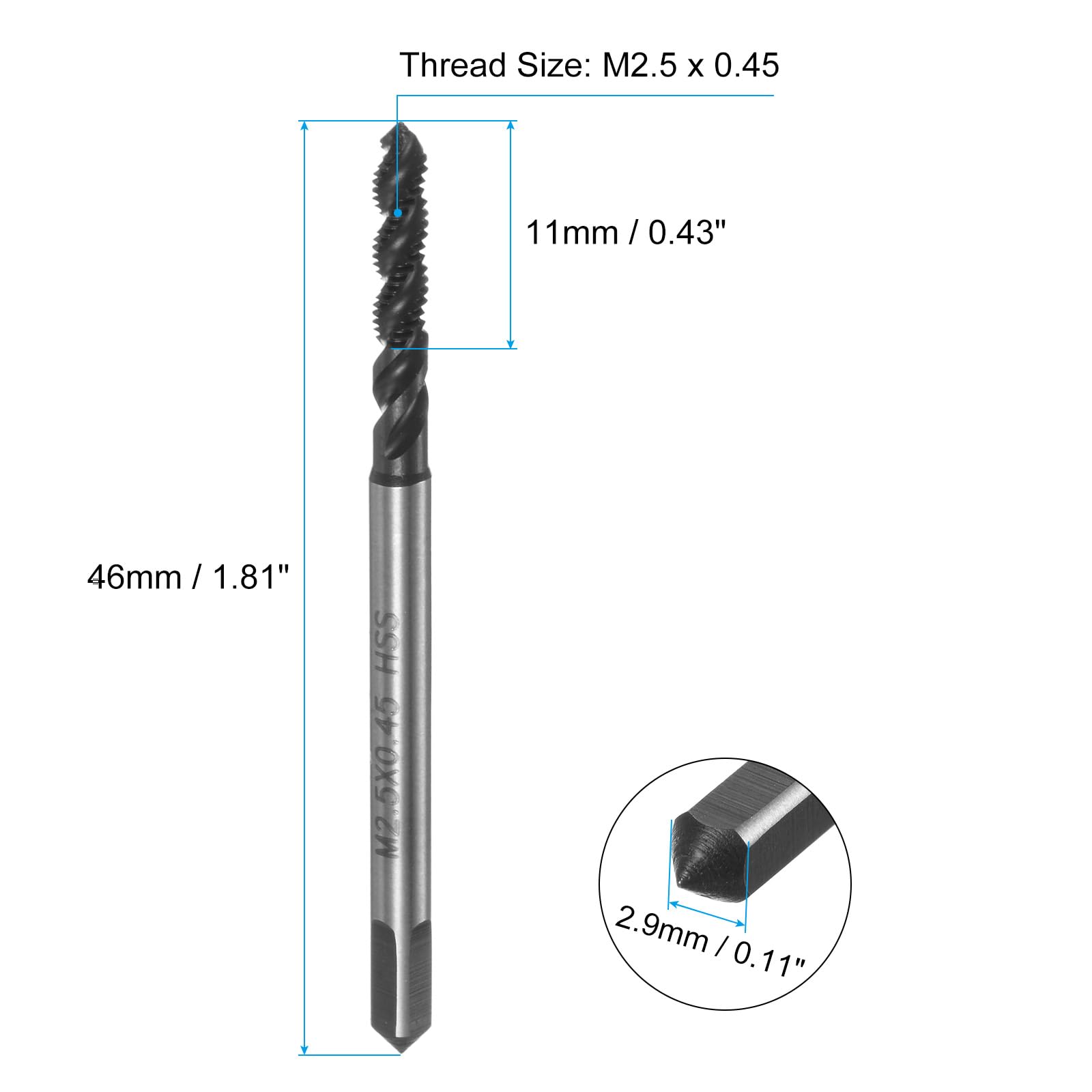 LUX-TOOLS M12 Gewindebohrer Einschnitt kaufen bei