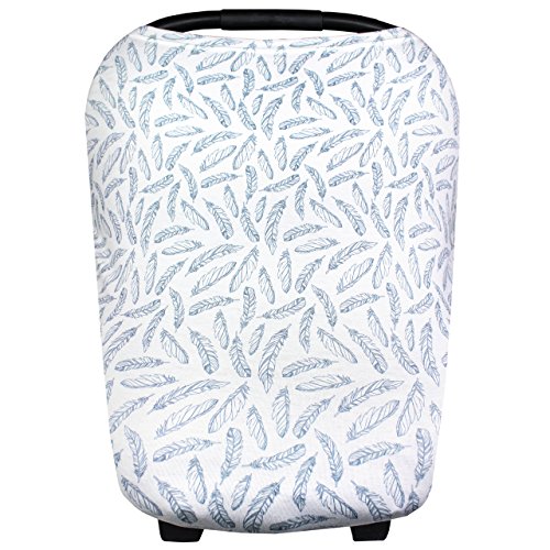 Image of Quill Multi-Use Cover: Car Seat, Nursing, Stroller - Stretchy Fabric, All-Season, Stylish Designs, Easy Access for Moms
