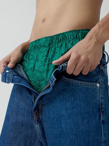 Image of XYXX Men's Remix Regular Fit Cotton Printed Boxer with Dual Pocket & No Marks Waistband (Pack of 2)