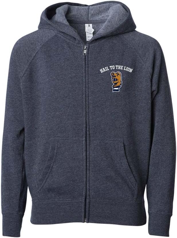 The Family Clothesline Penn State Officially Licensed Youth Nittany Lion Mascot Full Zip Hooded Sweatshirt