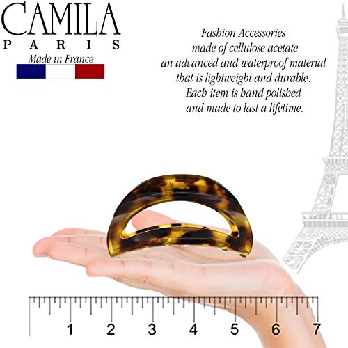Camila Paris Cp1573 French Hair Clip For Women Thick Hair For Long Curly Wavy Hair, Girls Hair Claw Clips Jaw, Durable Styling Big Claw Clip For Thick Hair, Strong Hold No Slip Grip, Made In France #TOP2