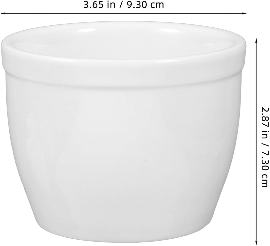 4pcs Ceramic Dessert Cups Small Snack Bowls for Yogurt Ice Cream Pudding Mousse Party Serving Bowls Decorative Tableware