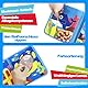 KOGMOW Busy Board Montessori Spielzeug ab 1 2 3 Jahre, 3D Meeres Thema Quiet Book für Frühe Bildung, Förderung Feinmotorik, Activity Board Reise Auto Flugzeug, Geschenk Jungen Mädchen