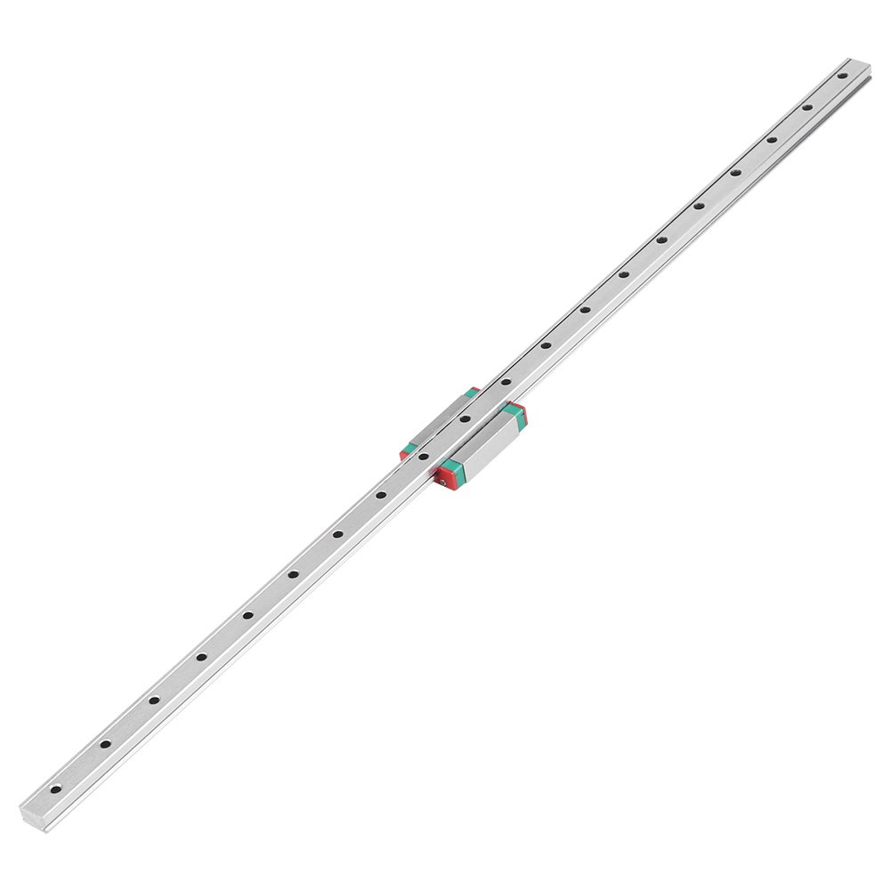 Rail de Glissière Linéaire, Rails Linéaires et Coulisseau, Bloc de Guidage pour Rail de Glissement Linéaire Miniature, 250 Mm 300 Mm 400 Mm 500 Mm (500mm)