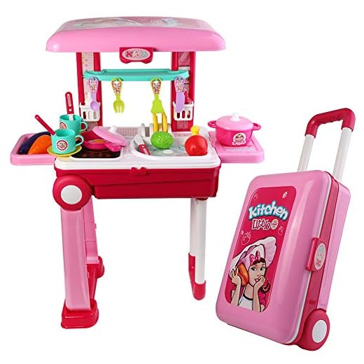 How much is the frozen luggage worth Portable Gourmet Kitchen Cooking Playset