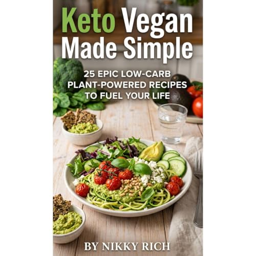 Keto Vegan Made Simple Audiolibro Por Nik Rich arte de portada