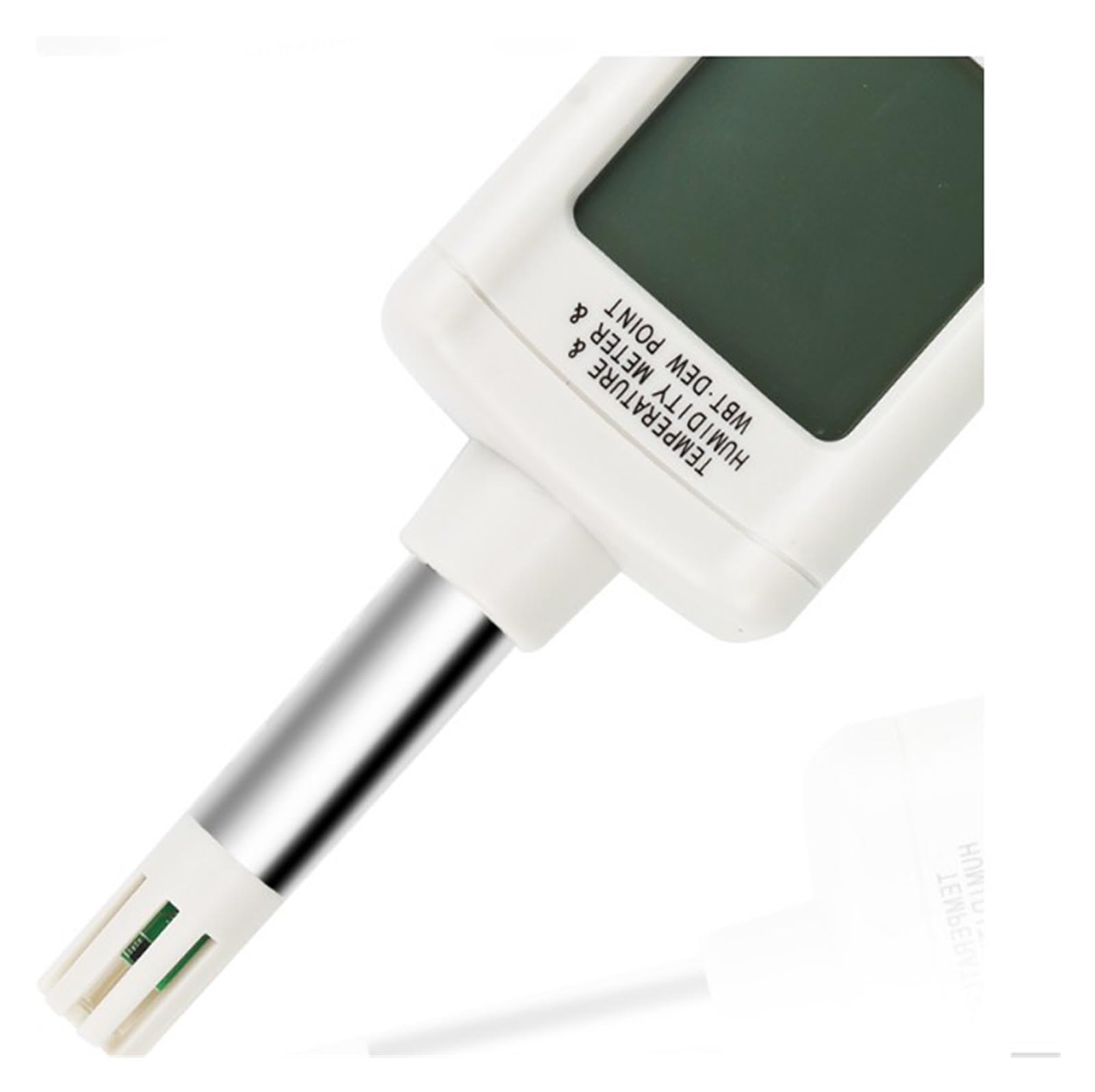 Termómetro higrómetro digital portátil HT-350 - Medidor de temperatura y humedad interior y exterior con pantalla LCD