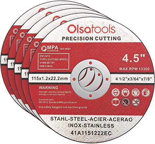Olsa Tools Cut Off Wheels, 4.5