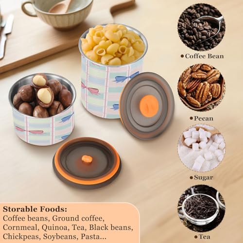 Contenedor hermético para café de acero inoxidable 17 oz miniatura 5