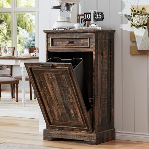 AHB 13 Gallon Tilt Out Trash Cabinet
