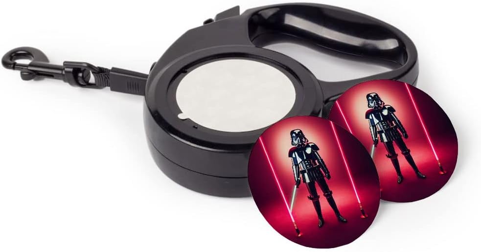 Warrior Retractable Pet Leash - Cool Leash - Art Dog Leash - 118 inches