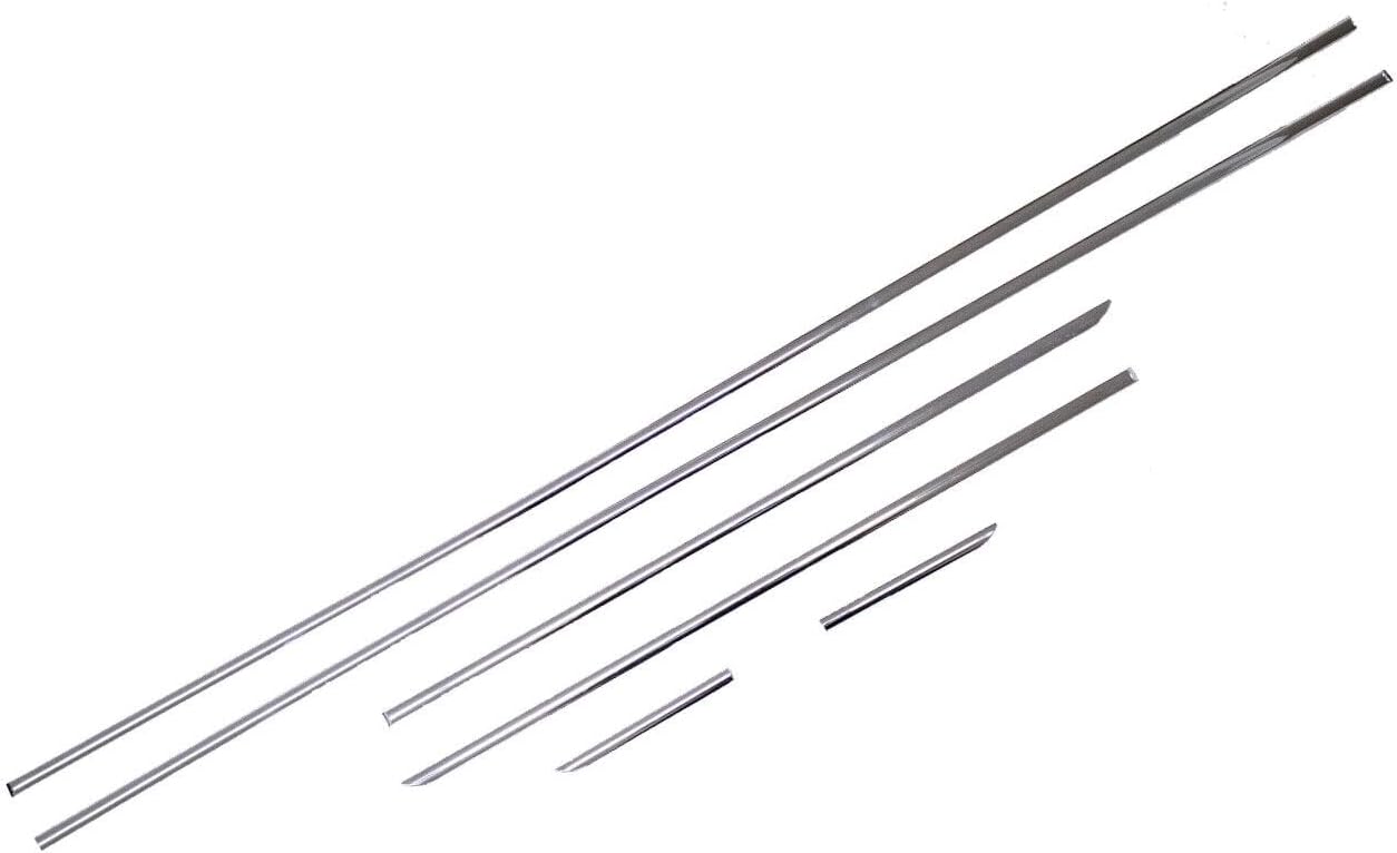 Chrome Door Lower Molding Trims 6pc for Mercedes-Benz E Class W212 2009-2016