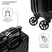 SwissGear 8018 Expandable Luggage, Hard Shell Carry-On Luggage with Spinner Wheels