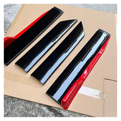 Faldones laterales universales de coche para Golf 7 y Clio 4 con faldón divisor de 4 piezas 4