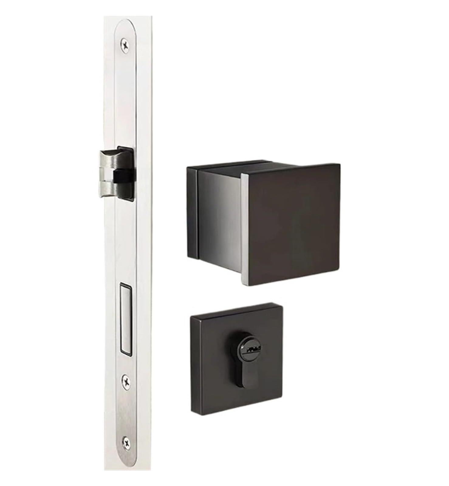 Sjloynwq Mute Lock_72mm Indoor Lock Household Wooden Door Handle Bedroom Silent