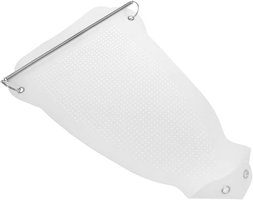 Lovelysp Ironing Shoe Cover Iron Covers for Ironing Anti-Scorching Base for Electric Iron General Electric Iron Auxiliary Tool Accessories (Thickness 0.5mm) 1PCS, White, LS-30185