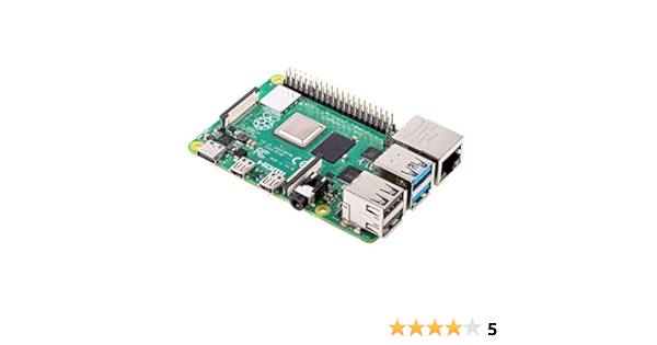 Raspberry Pi 4, Pi 4 ARM-Cortex-A72 4X 1,50GHz, Raspberry Pi 4GB Board, WLAN-ac, Bluetooth 5, 4X USB, 2X Micro-HDMI, Raspberry Pi 4 Modell B 4GB RAM