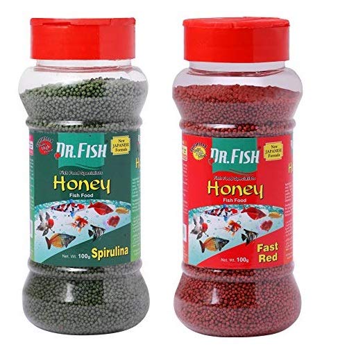 See full amazon price history chart for DR FISH Honey Fast Red & Spirulina (Pack of Two, 100 g Each) DR FISH Honey Fast Red & Spirulina (Pack of Two, 100 g Each) (B08MC587CW) Amazon Price History, Amazon Price Tracker