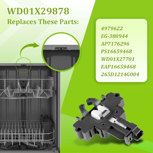 【2026】WD01X29878 Dishwasher Door Lock for GE Hotpoint, 1 Year Warranty - image 3