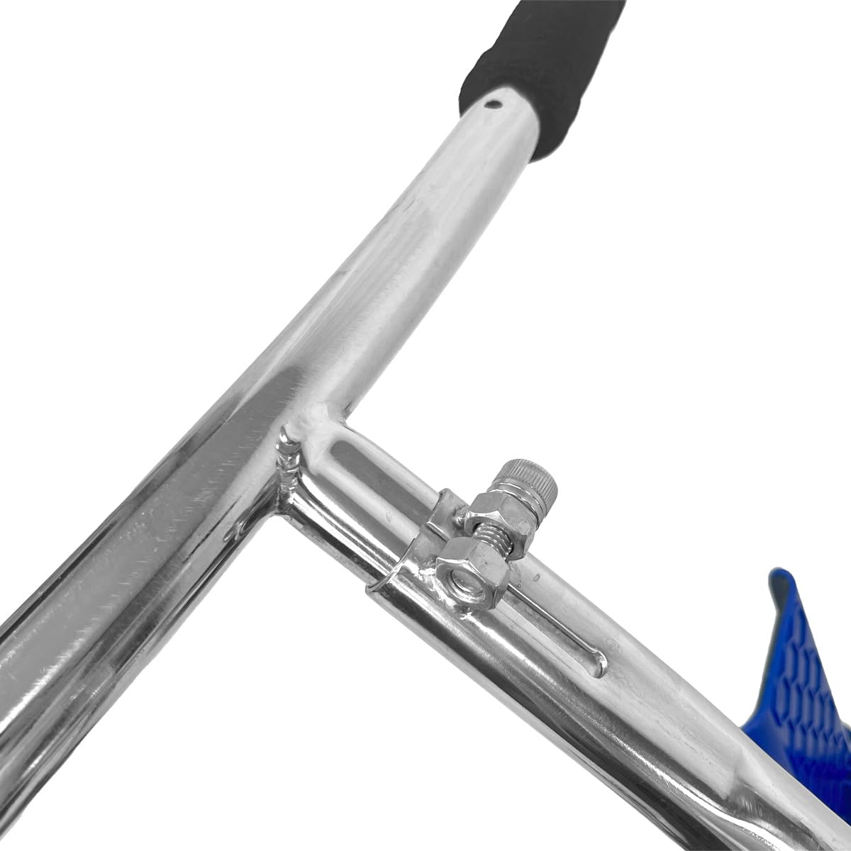 WaterClip - AquaBike Acier Inoxydable - Vélo de Piscine léger - Hauteur réglable - Prof 1m10 à 1m20