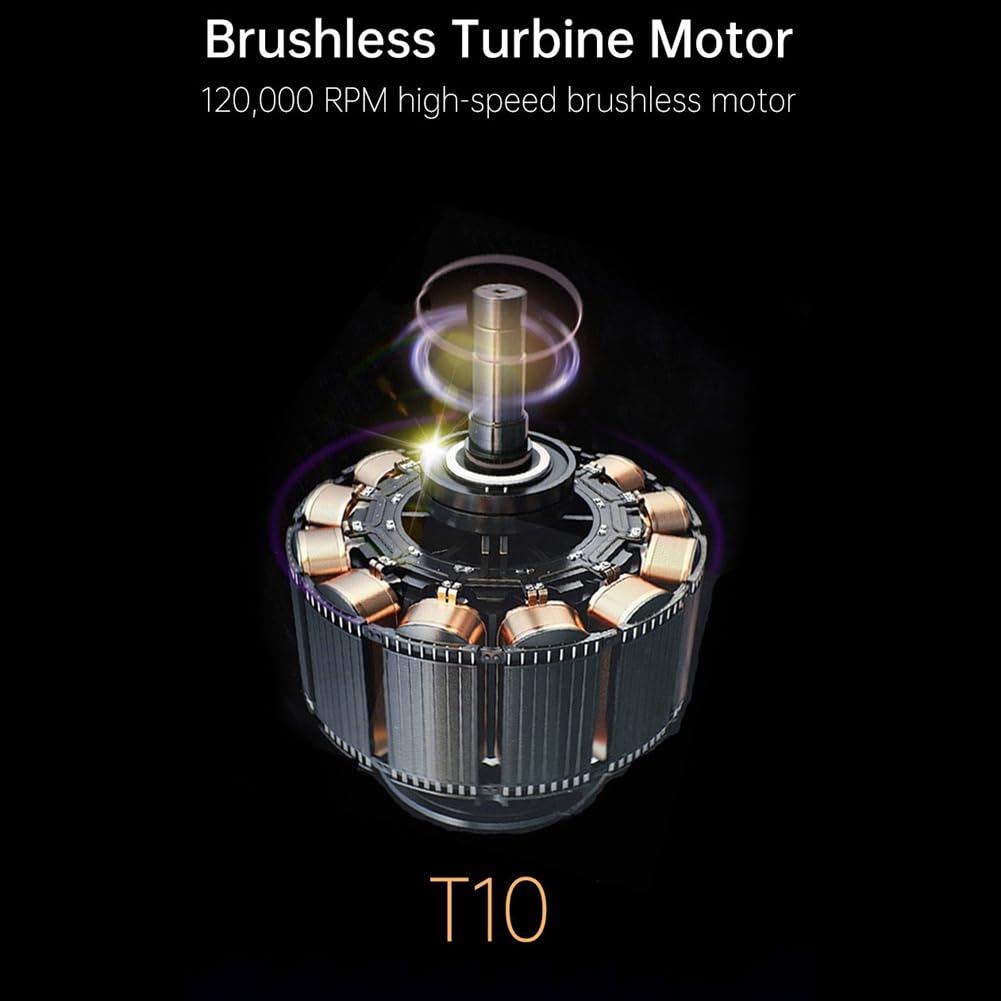 Fan Brushlessless 120000rpm Violent Turbofan Aspirateur Ventilateur Puissant pour Extérieur pour Outils Électriques à Domicile