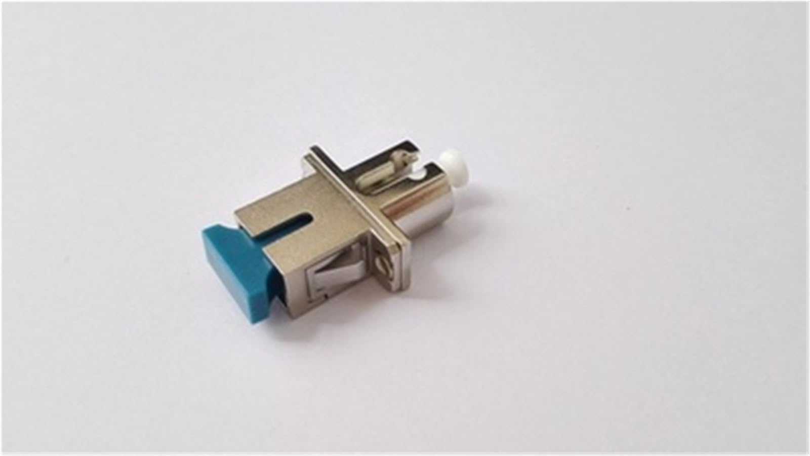 Adaptateur Hybride LC-SC, connecteur Fibre Optique Femelle-Femelle, SM MM A, boîtier métallique UPC, Vert, Bleu, Noir, Gris(Blue)