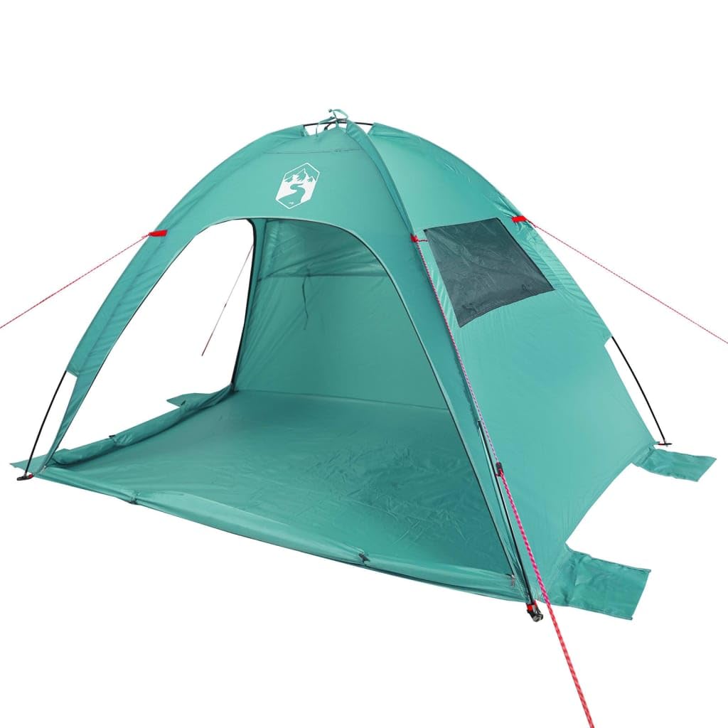 vidaXL Tienda de Playa Impermeable Verde Agua