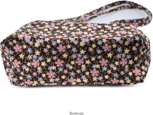 Image of Kawn Corduroy Tote Bag Aesthetic Cute Canvas Tote Bags for Women Washable Shoulder Bag with Inner Pocket for Go-to Everyday Bag for Work Beach Travel and Shopping Grocery