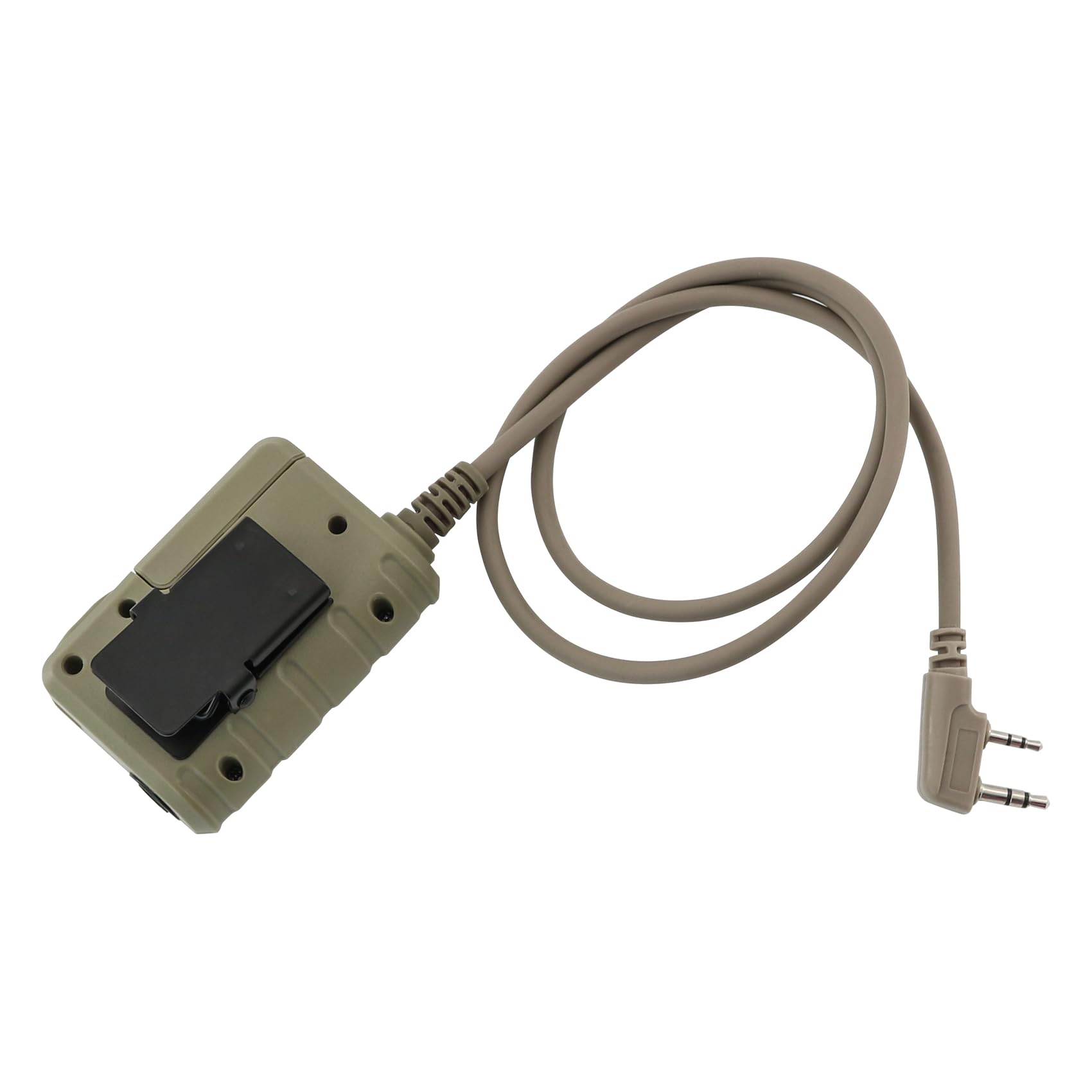 Amazon | TACGZGJSM タクティカルヘッドセット延長ケーブル PTT 