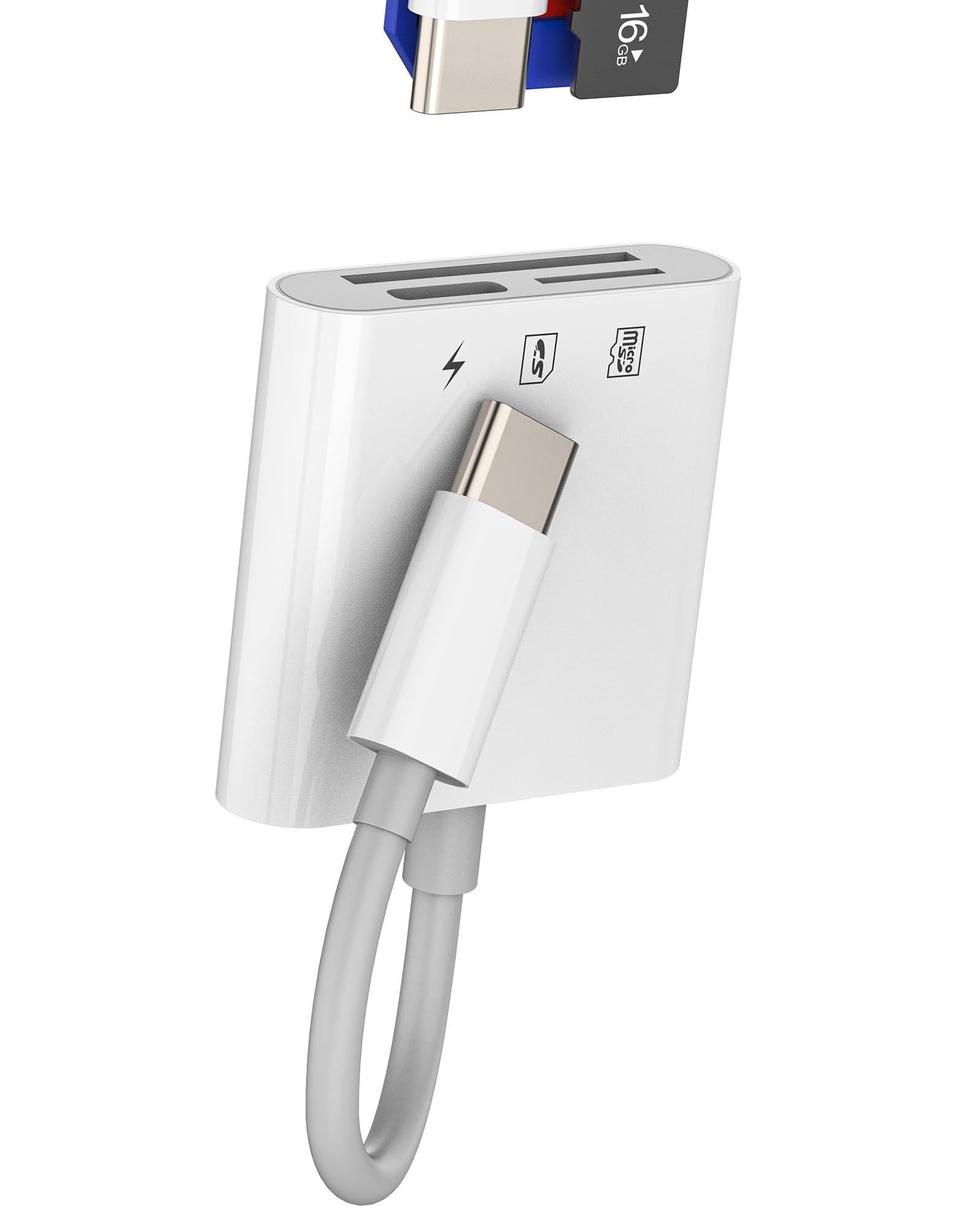 Lecteur USB C SD Micro SD résolvant le manque de ports sur MacBook et iPad - 7